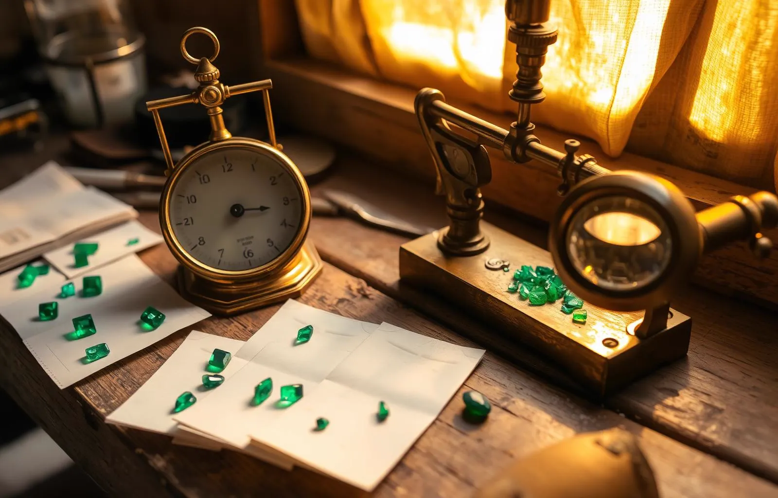 A Jaipur gem cutter's workbench